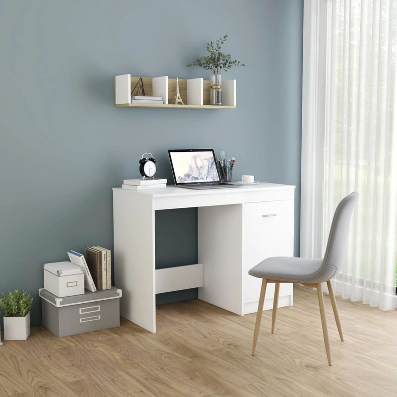 Desk_White_100x50x76_cm_Engineered_Wood_IMAGE_1_EAN:8719883914985