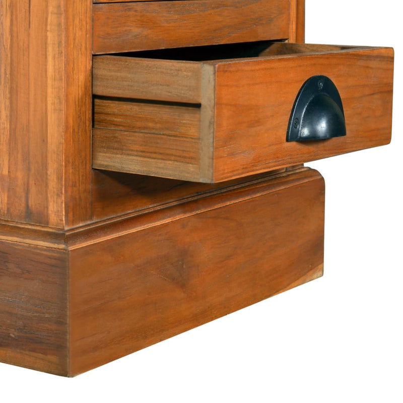 5-Drawer Cabinet 35x30x60 cm Solid Teak Wood