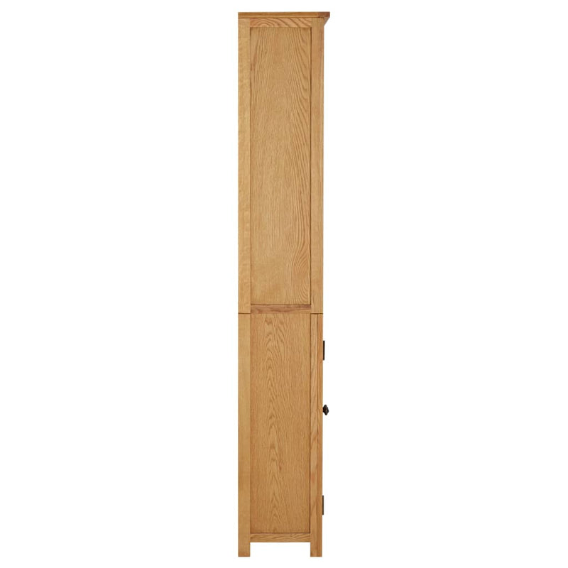 Bookcase_with_2_Doors_70x30x180_cm_Solid_Oak_Wood_IMAGE_4