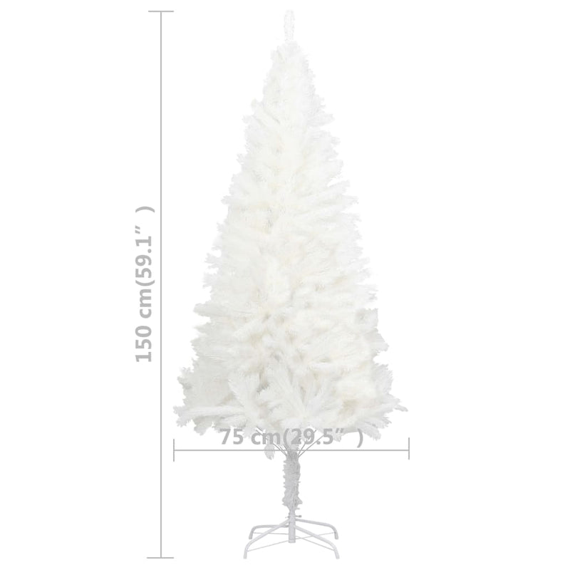 Artificial_Christmas_Tree_Lifelike_Needles_White_150_cm_IMAGE_6