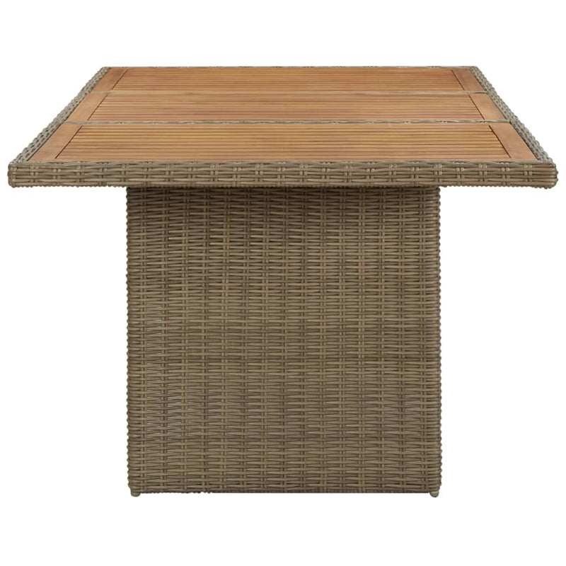 Garden_Dining_Table_Brown_200x100x74_cm_Poly_Rattan_IMAGE_3