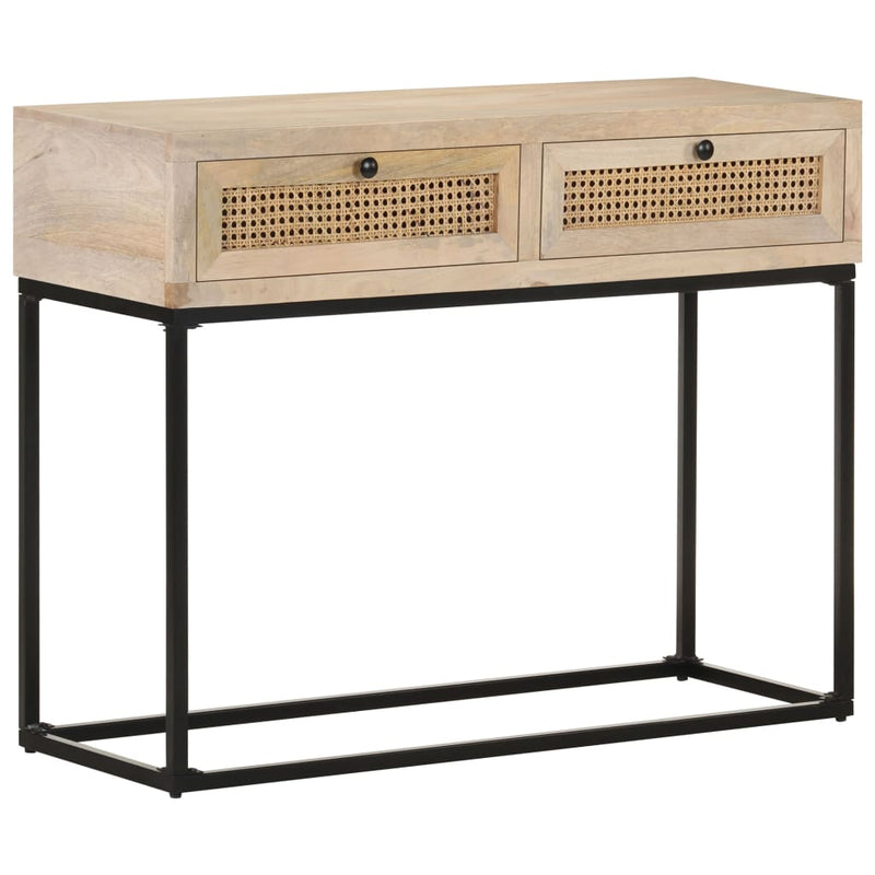 Console_Table_100x35x76_cm_Solid_Mango_Wood_and_Natural_Cane_IMAGE_1_EAN:8720286066652