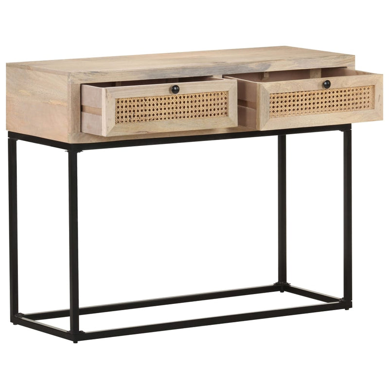 Console_Table_100x35x76_cm_Solid_Mango_Wood_and_Natural_Cane_IMAGE_3_EAN:8720286066652