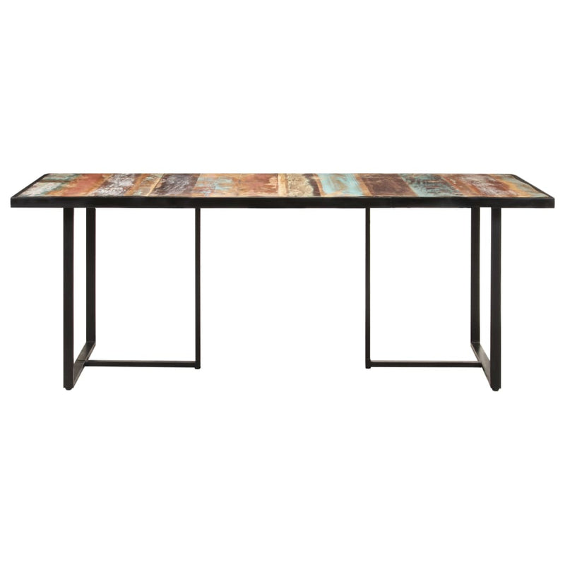Dining Table 200 cm Solid Reclaimed Wood