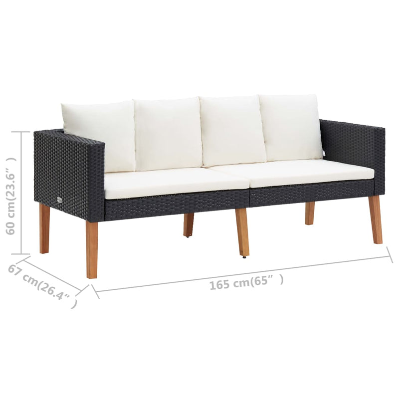 2-Seater_Garden_Sofa_with_Cushions_Poly_Rattan_Black_IMAGE_8_EAN:8720286073568