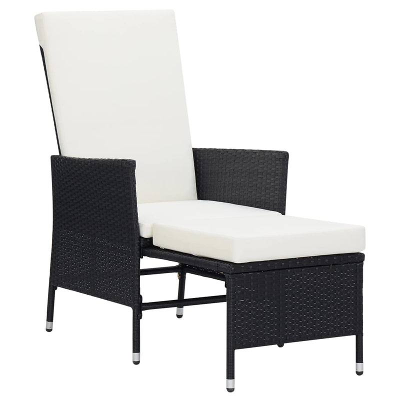 Reclining_Garden_Chair_with_Cushions_Poly_Rattan_Black_IMAGE_2_EAN:8720286083222