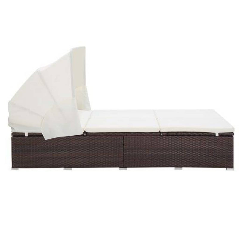 2-Person_Sunbed_with_Cushion_Poly_Rattan_Brown_IMAGE_3