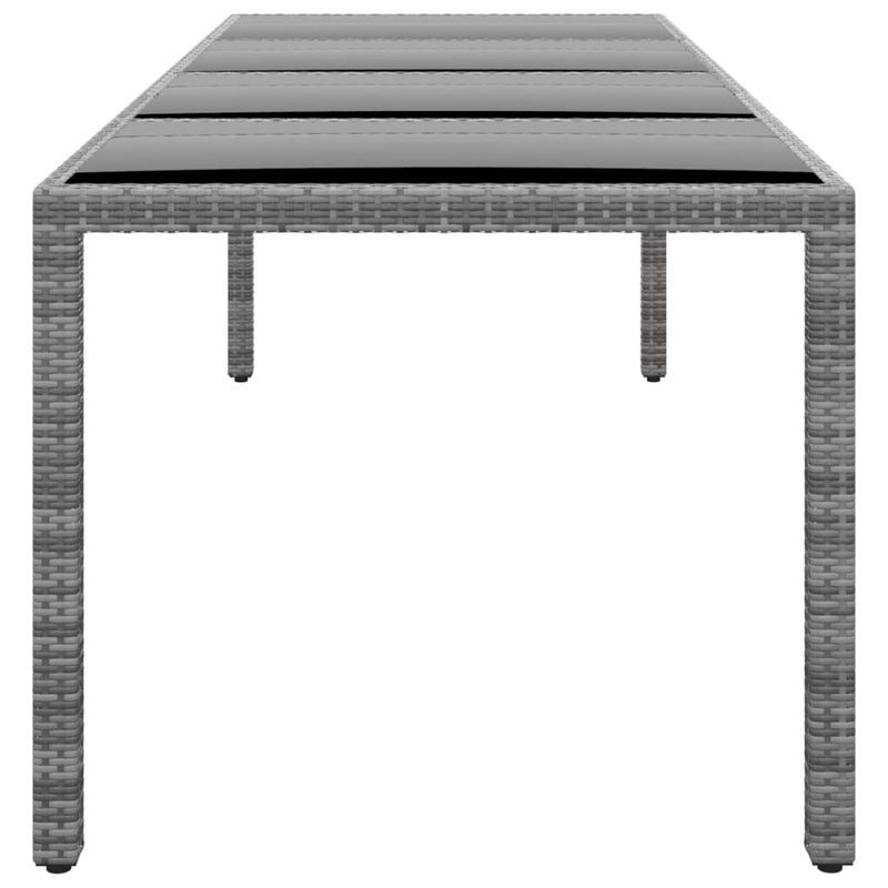 Garden_Table_250x100x75_cm_Tempered_Glass_and_Poly_Rattan_Grey_IMAGE_3