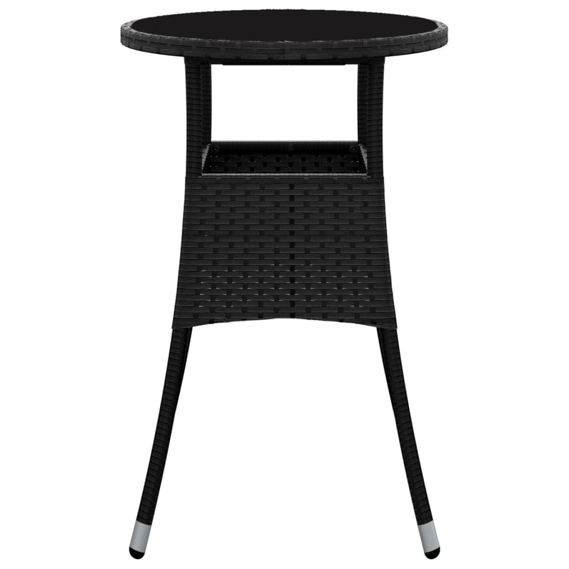 Garden_Table_Ø60x75_cm_Tempered_Glass_and_Poly_Rattan_Black_IMAGE_3