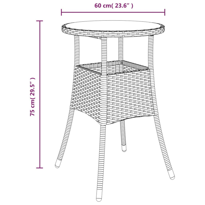 Garden_Table_Ø60x75_cm_Tempered_Glass_and_Poly_Rattan_Black_IMAGE_6