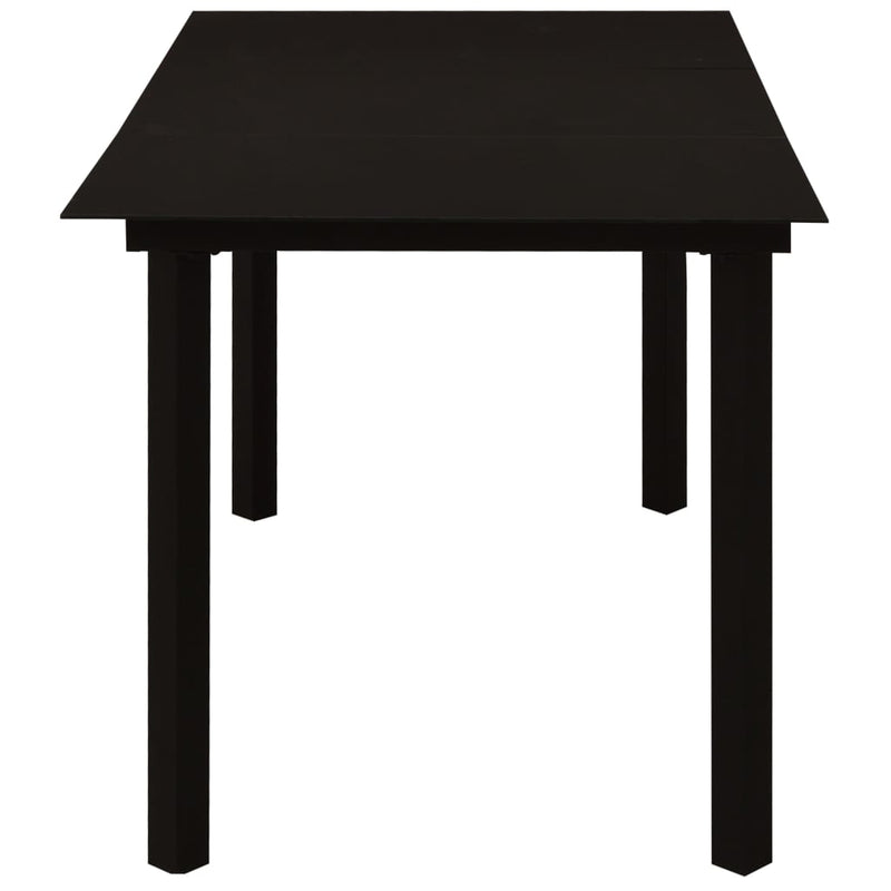 Garden_Dining_Table_Black_150x80x74_cm_Steel_and_Glass_IMAGE_3
