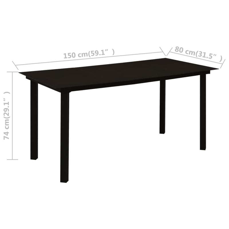 Garden_Dining_Table_Black_150x80x74_cm_Steel_and_Glass_IMAGE_5