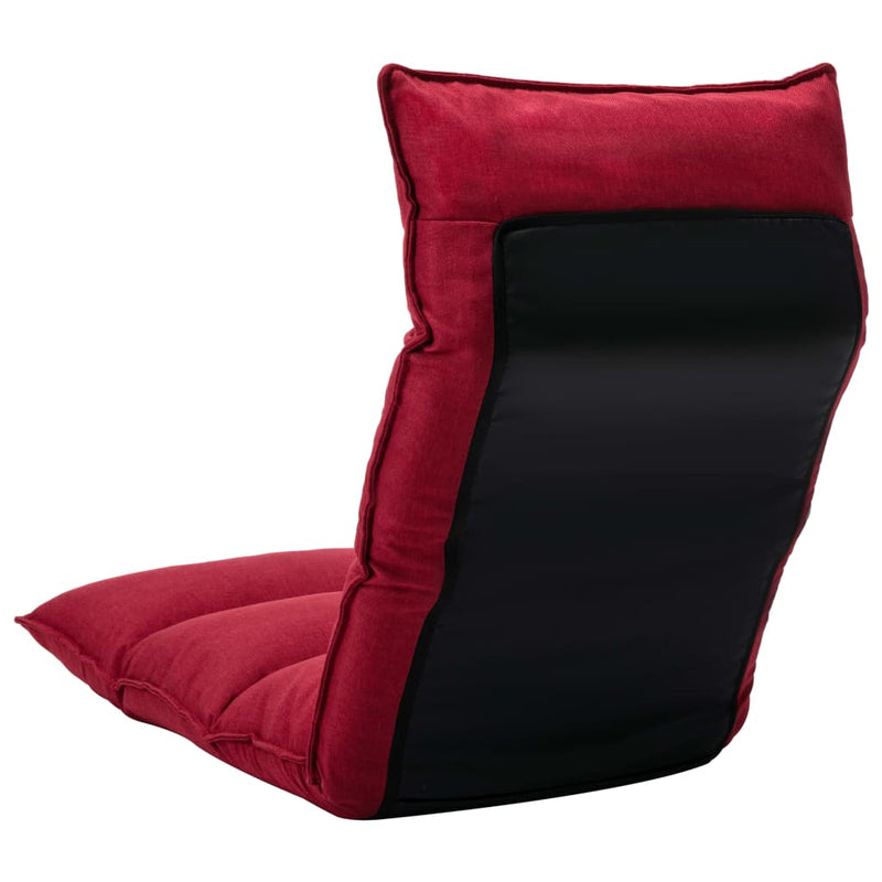 Folding_Floor_Chair_Wine_Red_Fabric_IMAGE_4