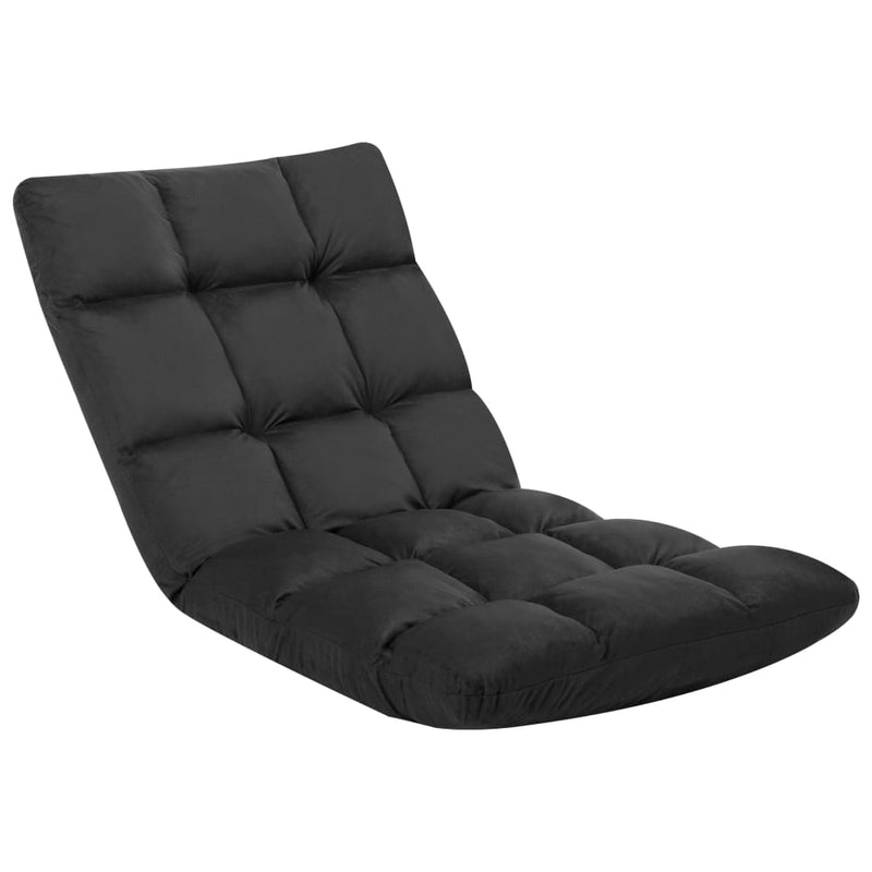 Folding_Floor_Chair_Black_Microfibre_IMAGE_2