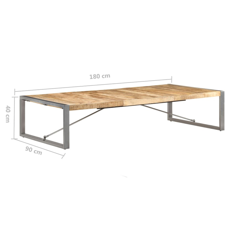 Coffee Table 180x90x40 cm Solid Wood Mango