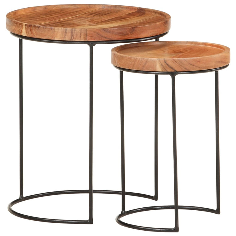 2_Piece_Coffee_Table_Set_Solid_Acacia_Wood_and_Steel_IMAGE_10