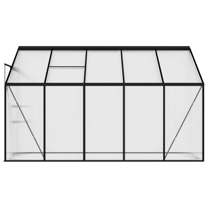 Greenhouse Anthracite Aluminium 6.23 m³