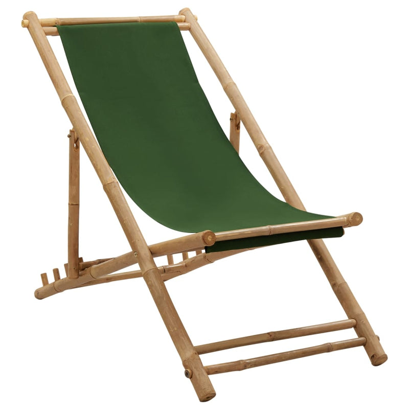 Deck_Chair_Bamboo_and_Canvas_Green_IMAGE_1