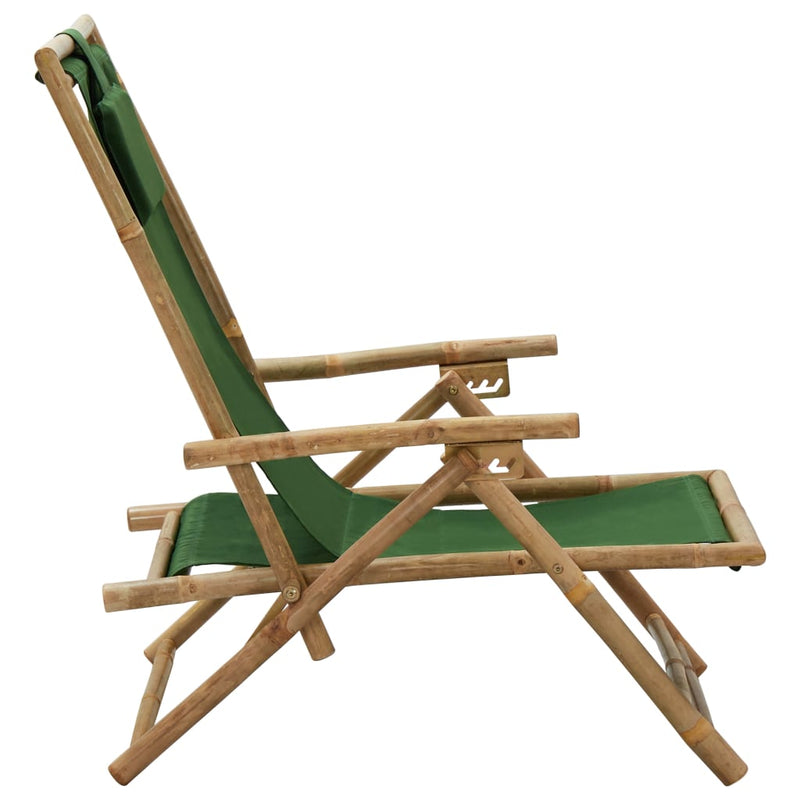 Reclining_Relaxing_Chair_Green_Bamboo_and_Fabric_IMAGE_3