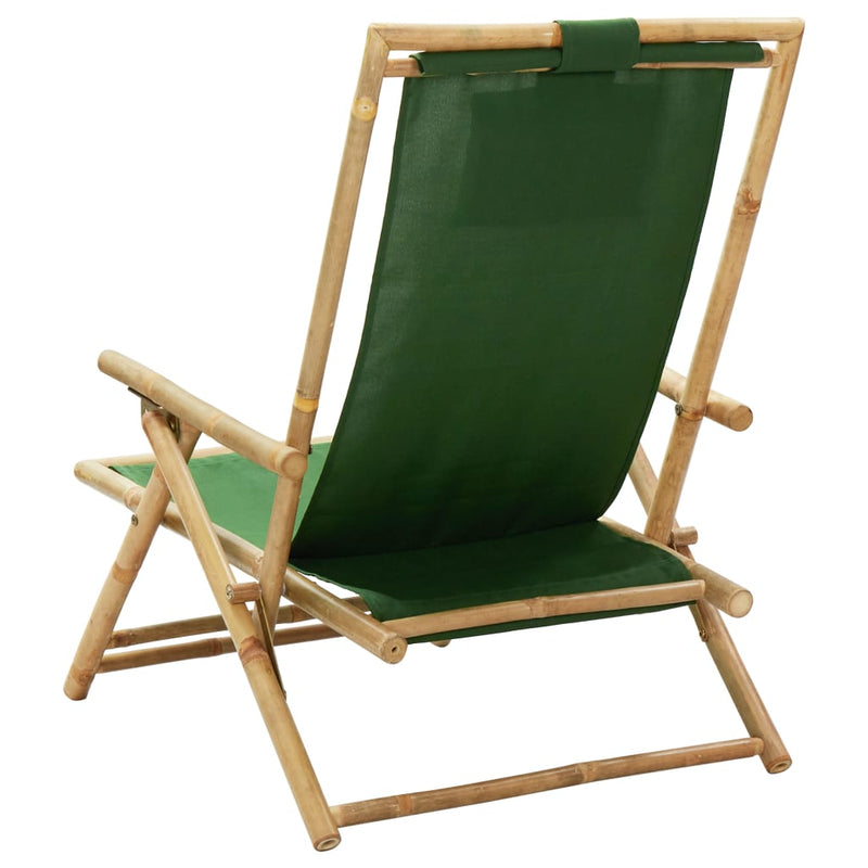 Reclining_Relaxing_Chair_Green_Bamboo_and_Fabric_IMAGE_4