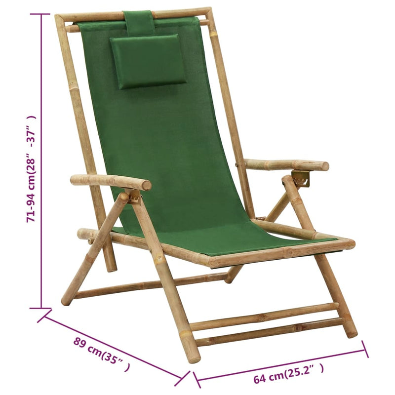 Reclining_Relaxing_Chair_Green_Bamboo_and_Fabric_IMAGE_8