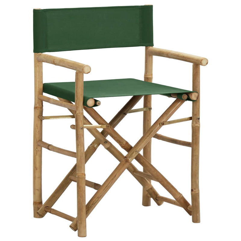 Folding_Director's_Chairs_2_pcs_Green_Bamboo_and_Fabric_IMAGE_2_EAN:8720286135419
