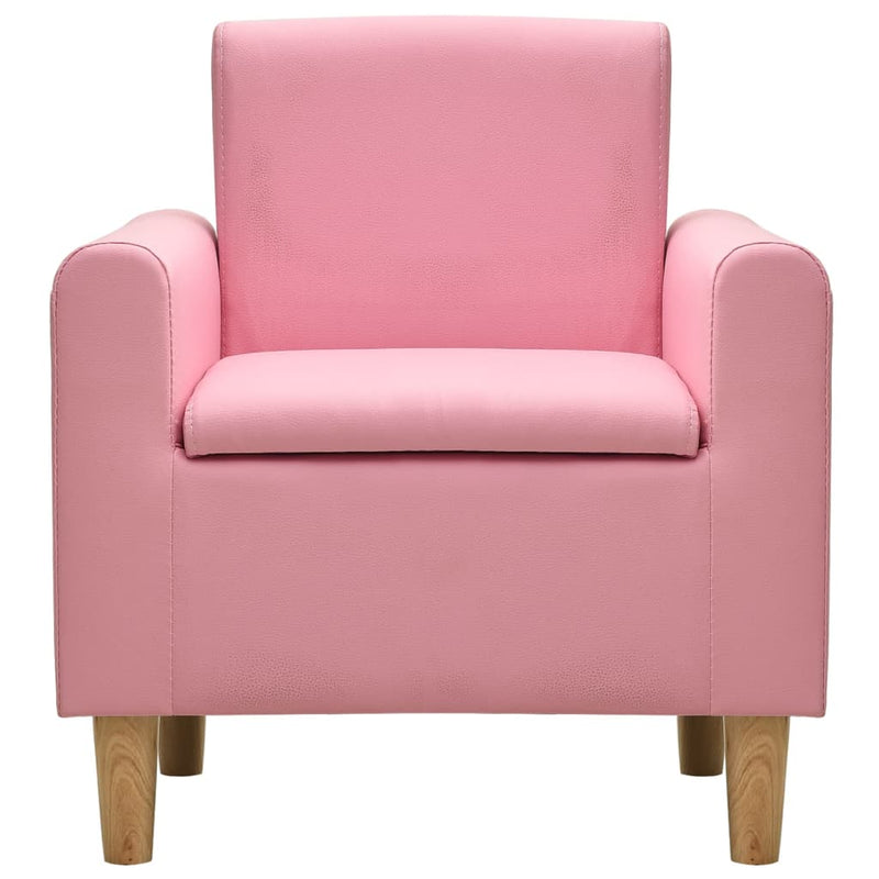 Children_Sofa_Pink_Faux_Leather_IMAGE_2