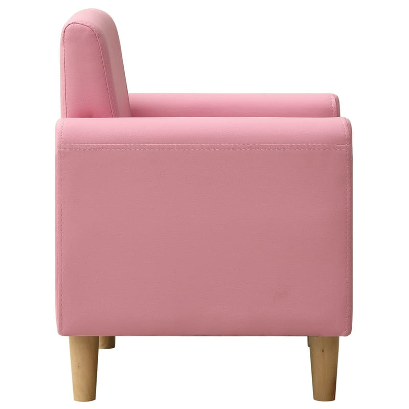 Children_Sofa_Pink_Faux_Leather_IMAGE_3