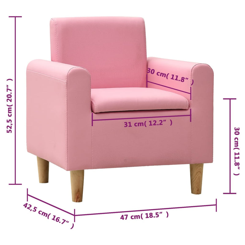 Children_Sofa_Pink_Faux_Leather_IMAGE_8