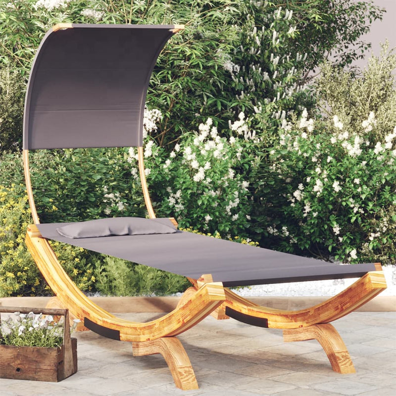 Outdoor_Lounge_Bed_with_Canopy_100x200x126_cm_Solid_Bent_Wood_Anthracite_IMAGE_1