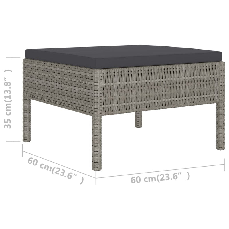 6_Piece_Garden_Lounge_Set_with_Cushions_Poly_Rattan_Grey_IMAGE_8