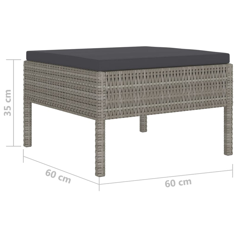 4_Piece_Garden_Lounge_Set_with_Cushions_Poly_Rattan_Grey_IMAGE_6