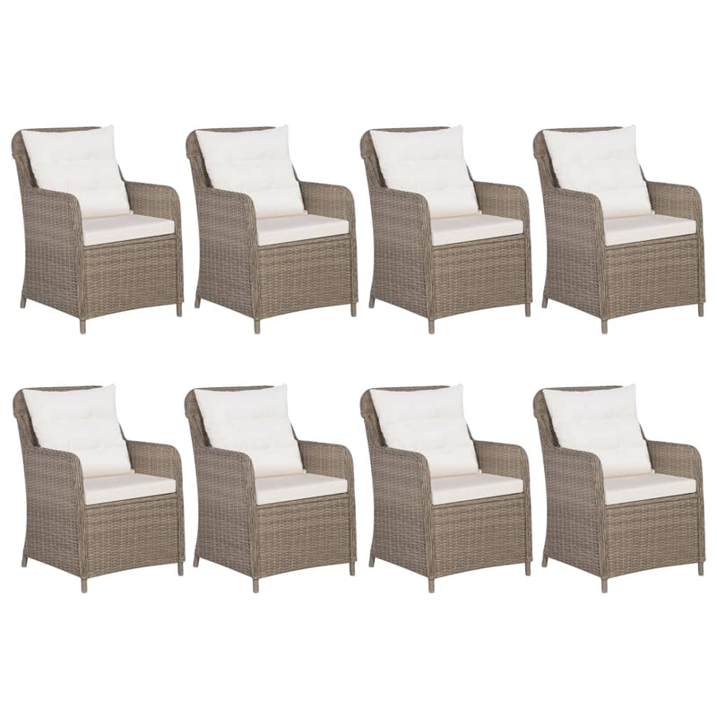9_Piece_Outdoor_Dining_Set_Poly_Rattan_Brown_IMAGE_2