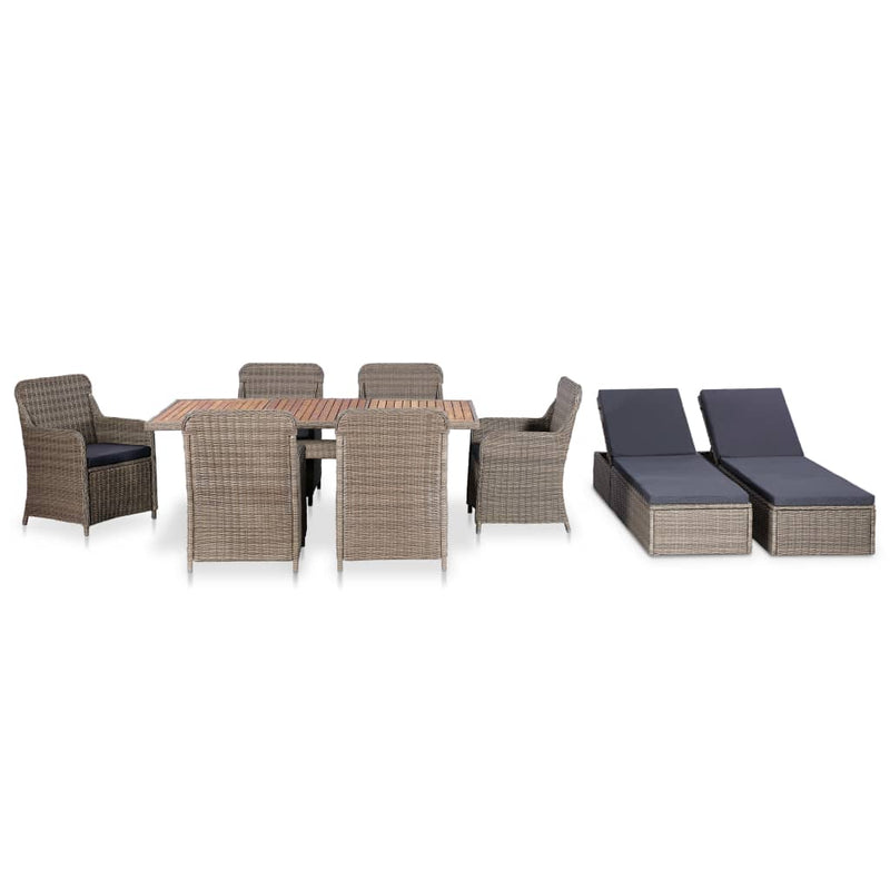 9_Piece_Outdoor_Dining_Set_Poly_Rattan_Brown_IMAGE_2