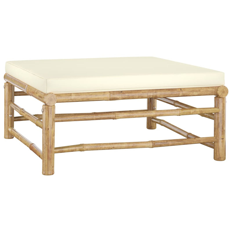 Garden_Footrest_with_Cream_White_Cushion_Bamboo_IMAGE_1