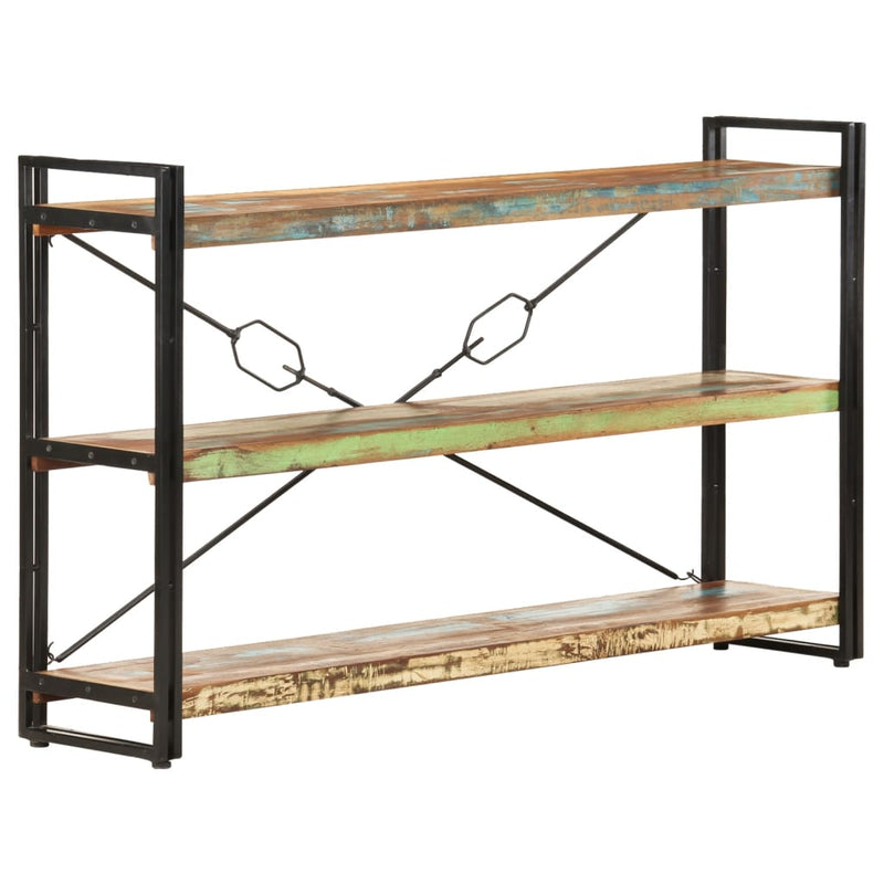 3-Tier_Bookcase_140x30x80_cm_Solid_Reclaimed_Wood_IMAGE_8_EAN:8720286200797