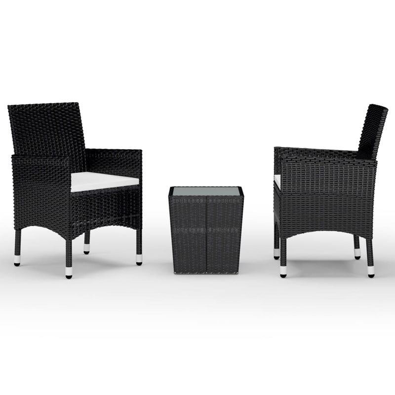 3_Piece_Bistro_Set_Poly_Rattan_and_Tempered_Glass_Black_IMAGE_2