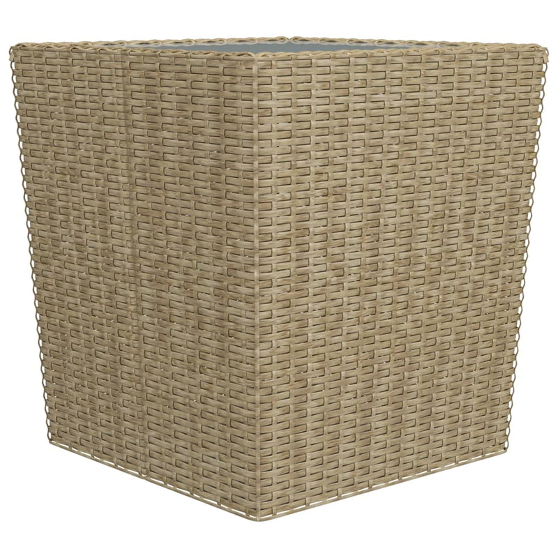 3_Piece_Bistro_Set_Poly_Rattan_and_Tempered_Glass_Beige_IMAGE_9