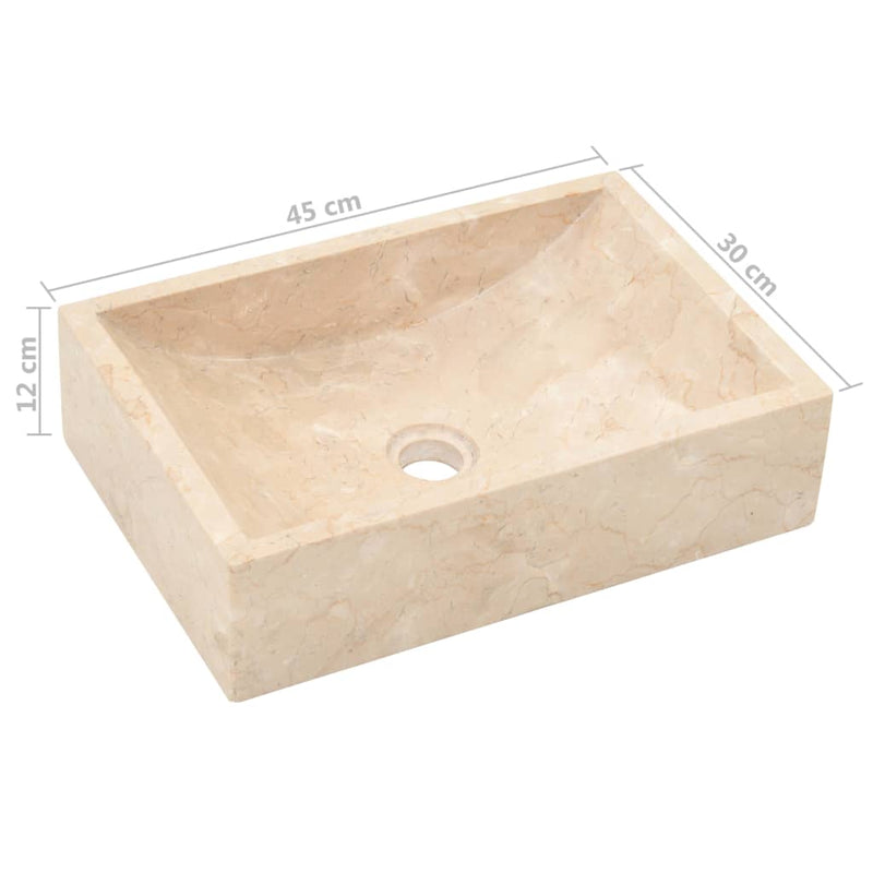 Bathroom Vanity Cabinet Solid Wood Teak with Sinks Marble Cream