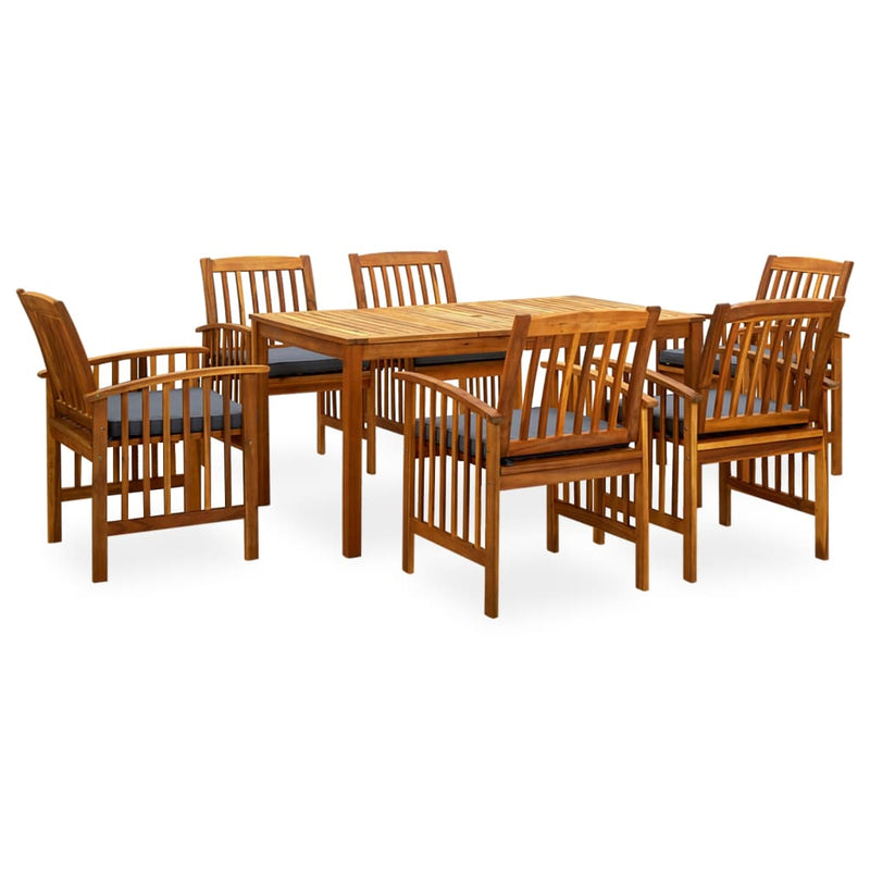 7_Piece_Garden_Dining_Set_with_Cushions_Solid_Acacia_Wood_IMAGE_1