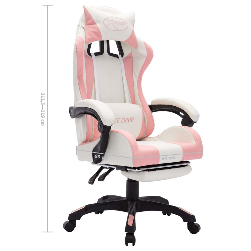 Racing_Chair_with_RGB_LED_Lights_Pink_and_White_Faux_Leather_IMAGE_11_EAN:8719883995120