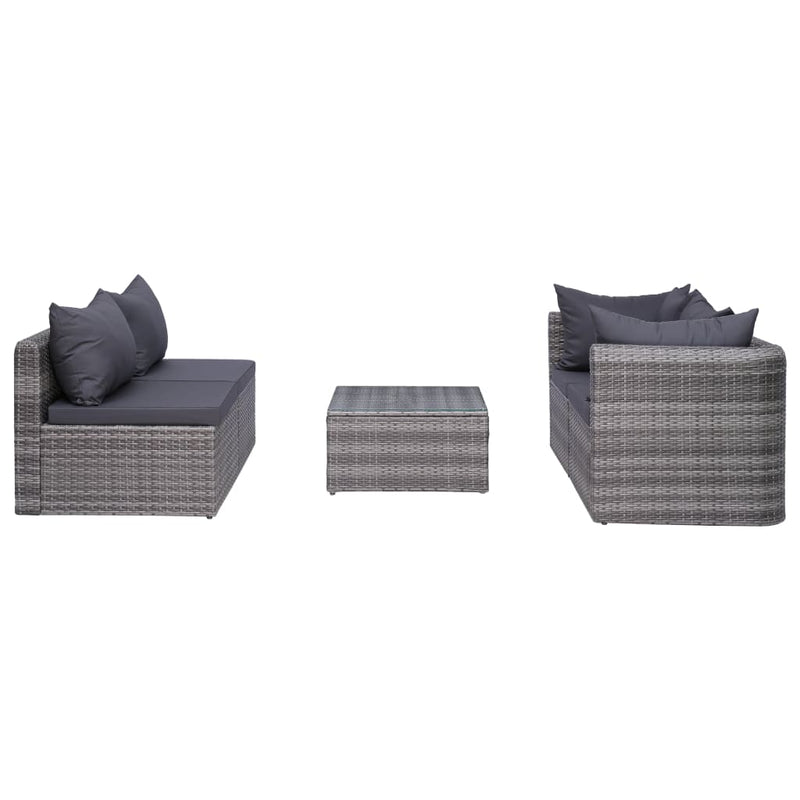 7_Piece_Garden_Lounge_Set_with_Cushions_Poly_Rattan_Grey_IMAGE_6