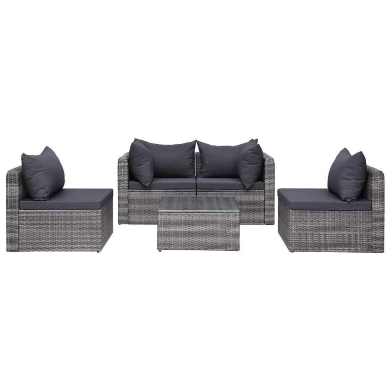 7_Piece_Garden_Lounge_Set_with_Cushions_Poly_Rattan_Grey_IMAGE_7