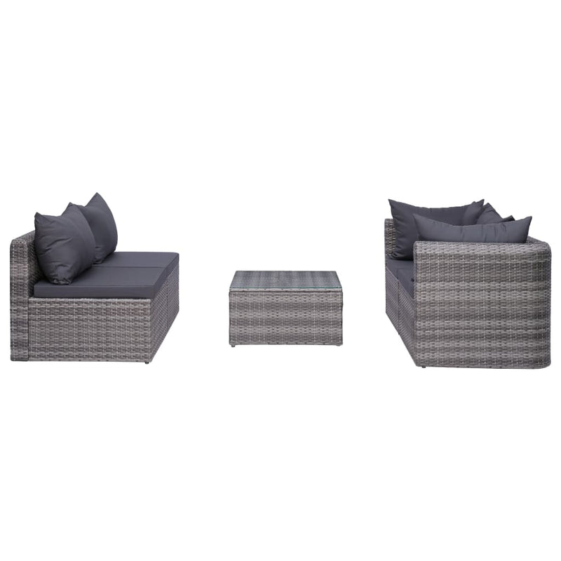 9_Piece_Garden_Lounge_Set_with_Cushions_Poly_Rattan_Grey_IMAGE_6
