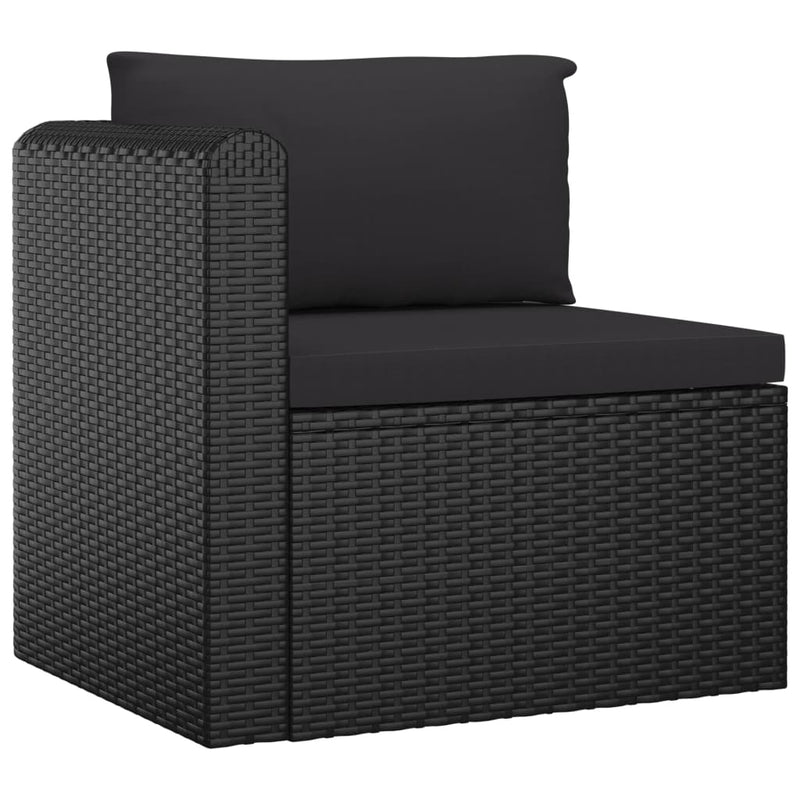 9_Piece_Garden_Lounge_Set_with_Cushions_Poly_Rattan_Black_IMAGE_4