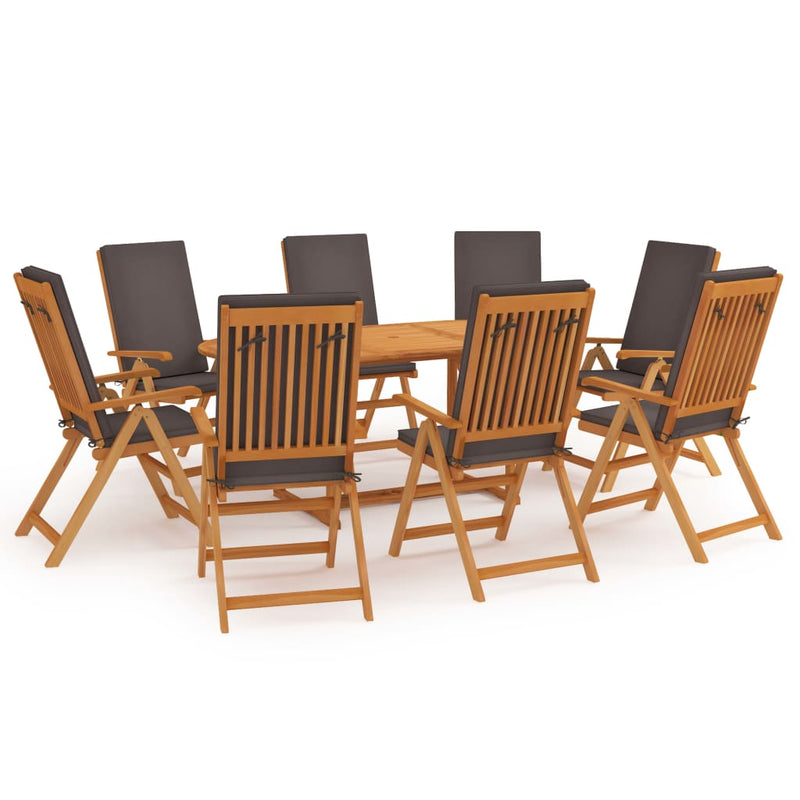 9_Piece_Garden_Dining_Set_with_Cushions_Solid_Teak_Wood_Grey_IMAGE_1
