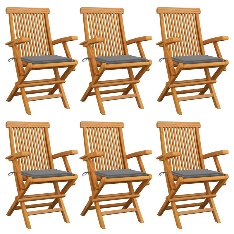 Garden_Chairs_with_Grey_Cushions_6_pcs_Solid_Teak_Wood_IMAGE_1_EAN:8720286264669