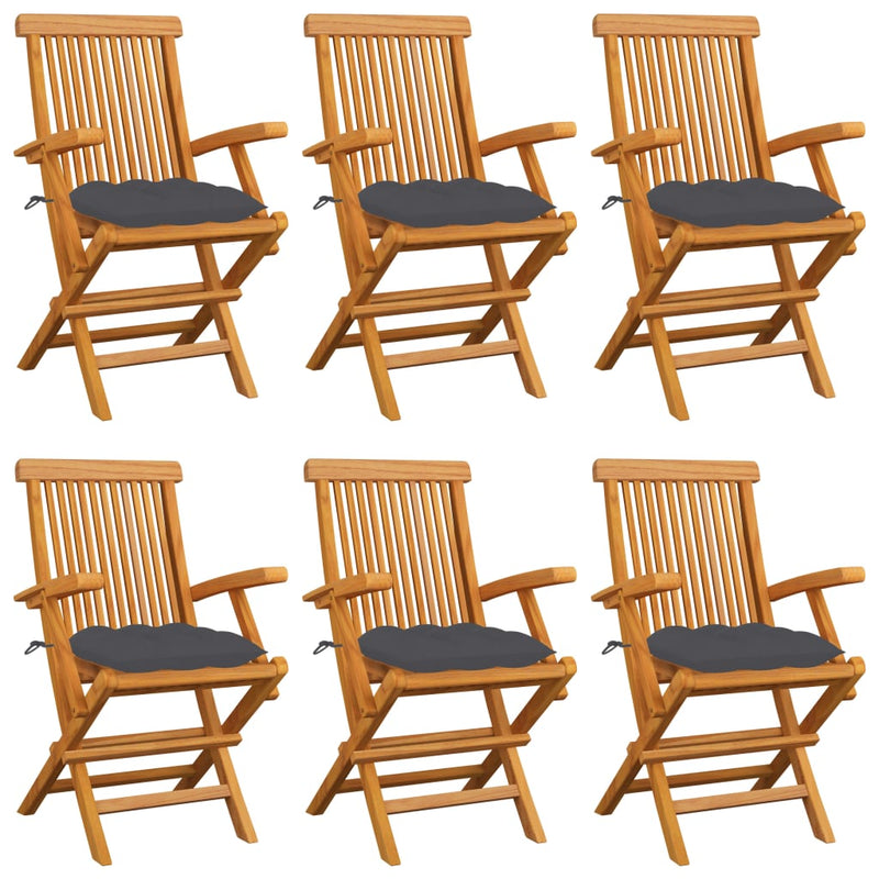 Garden_Chairs_with_Anthracite_Cushions_6_pcs_Solid_Teak_Wood_IMAGE_1_EAN:8720286264805