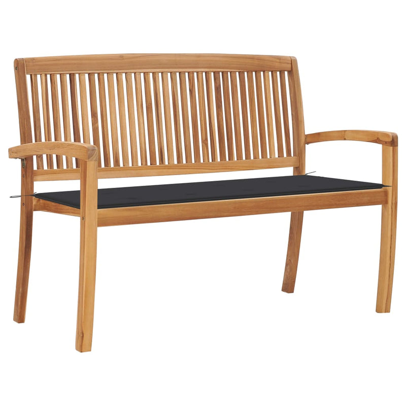 Stacking_Garden_Bench_with_Cushion_128.5_cm_Solid_Teak_Wood_IMAGE_1_EAN:8720286272039
