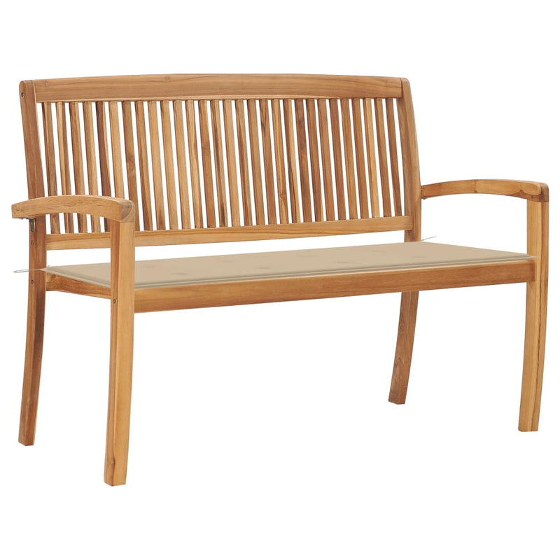 Stacking_Garden_Bench_with_Cushion_128.5_cm_Solid_Teak_Wood_IMAGE_1_EAN:8720286272060